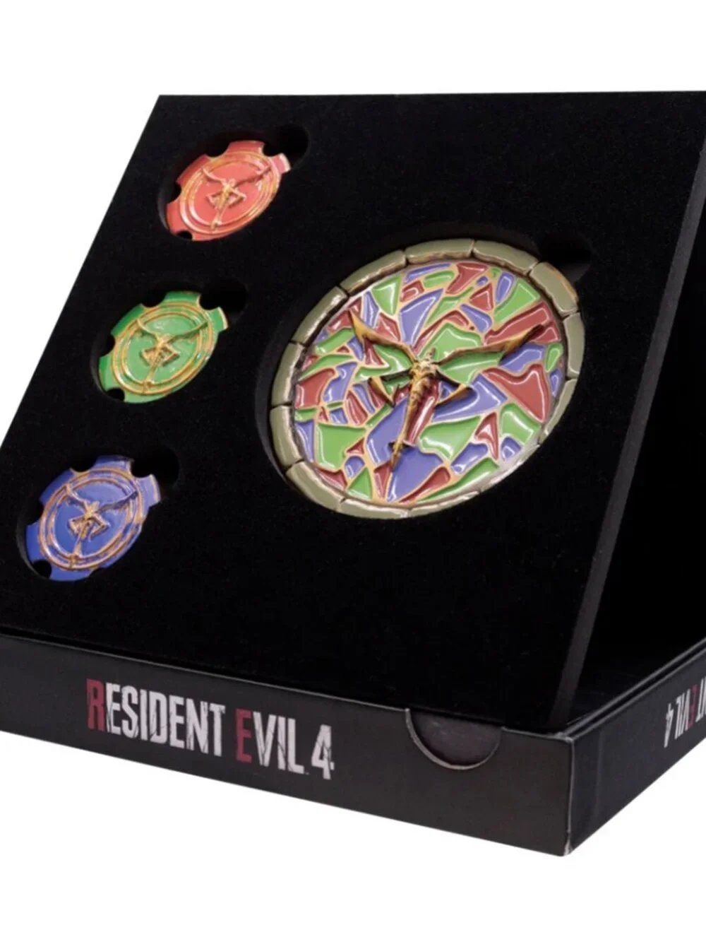 Resident Evil 4 Church Puzzle Medallions Set Of 4 Limited Edition Official Props